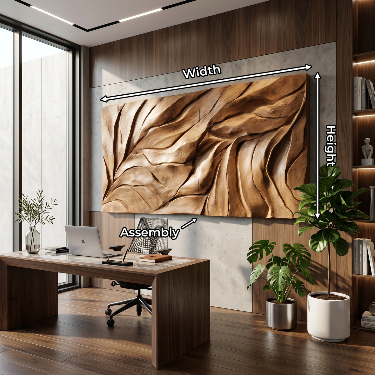 Contemporary Wall Art With Abstract Texture For Office