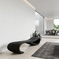 Modern Statement Bench With Soft Curved Lines For Entryway