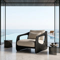 Contemporary Wooden Armchair For Cozy Living Room