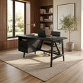 Luxury Live Edge Executive Desk Coastal Workspace